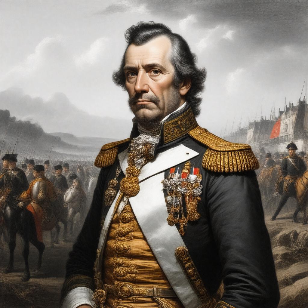 AI-created image of Louis-Joseph de Montcalm