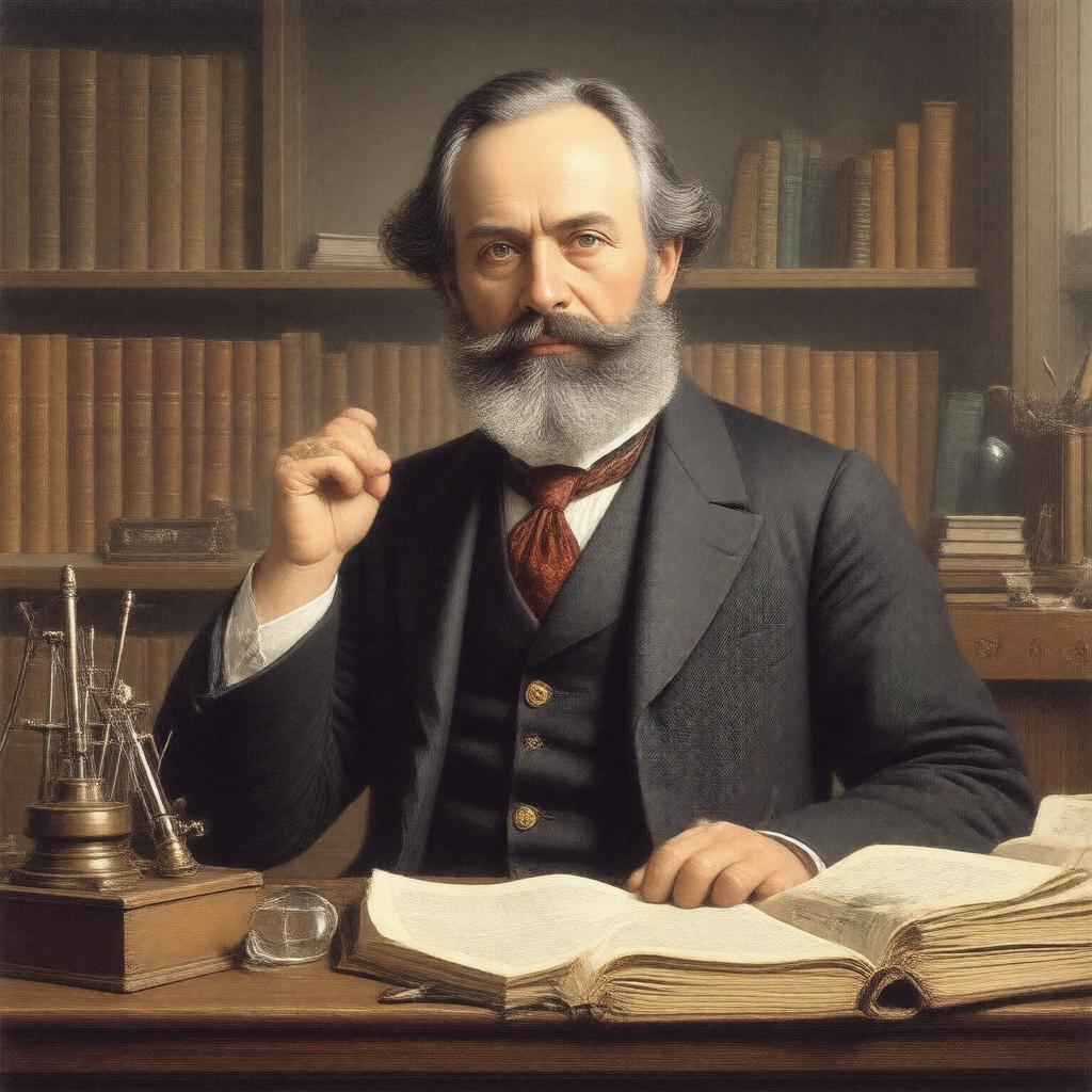AI-created image of Louis Agassiz