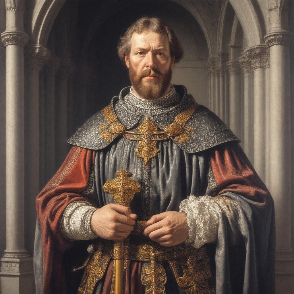 AI-created image of Louis, Count of Nevers