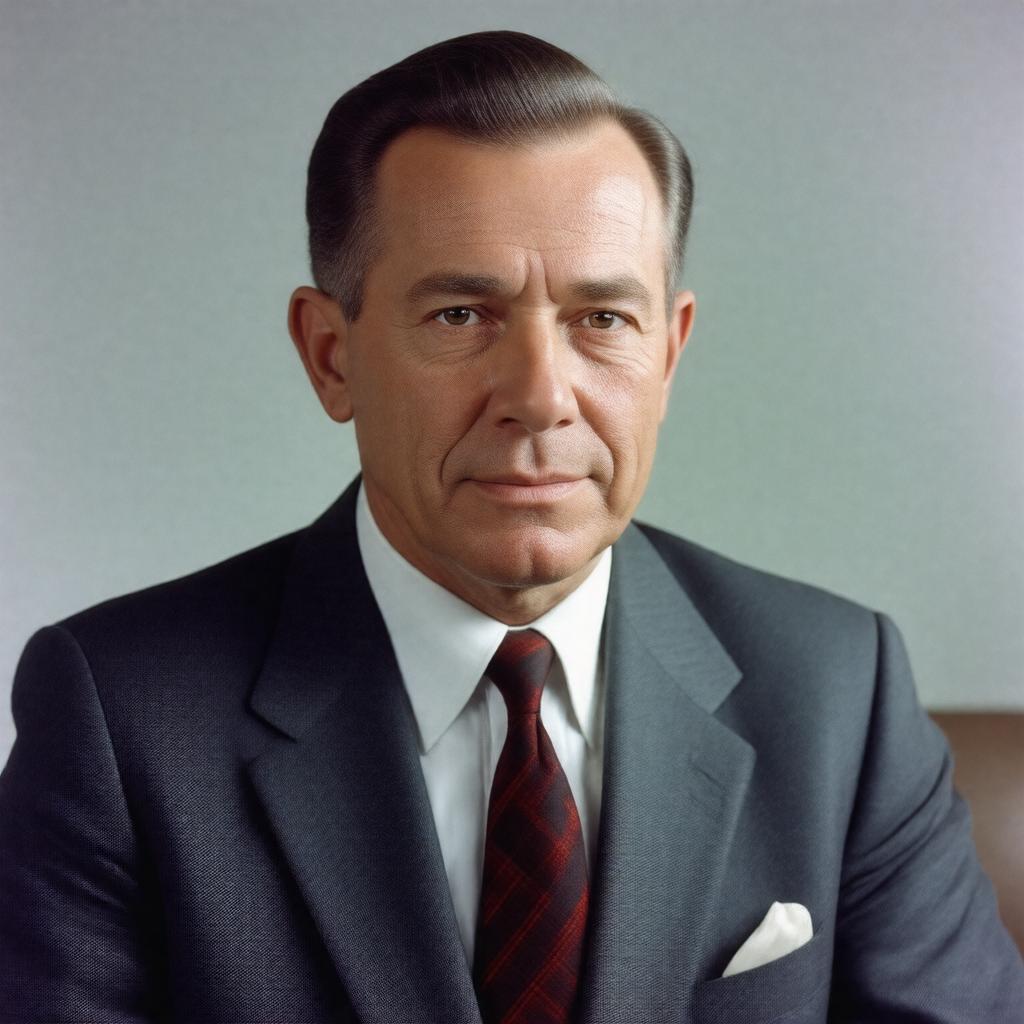 Click to view larger image AI-created image of Louis D. Boccardi