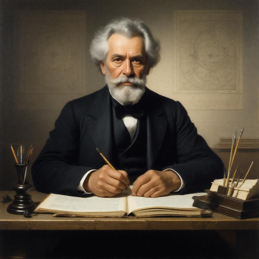 AI-created image of Louis Gauss