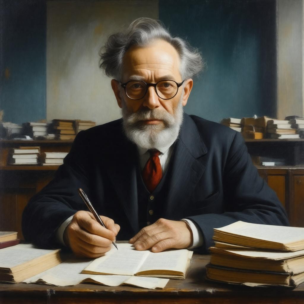 AI-created image of Louis Ginsberg