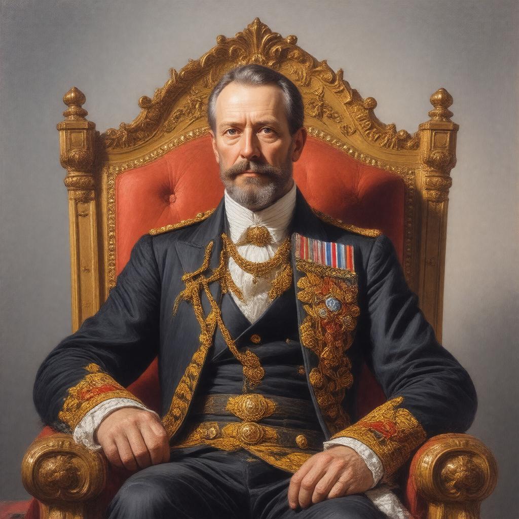 AI-created image of Louis II, Grand Duke of Hesse