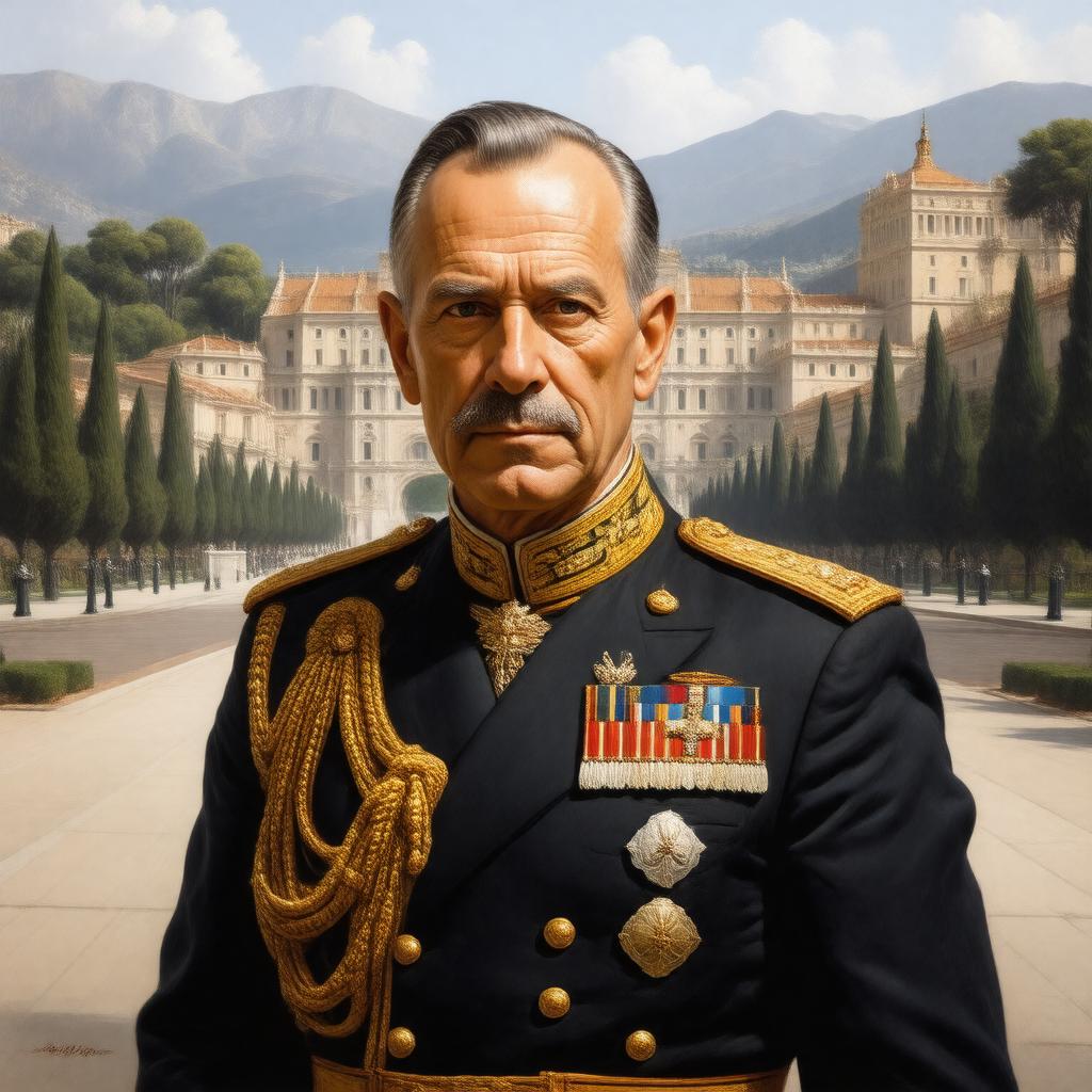 AI-created image of Louis II, Prince of Monaco