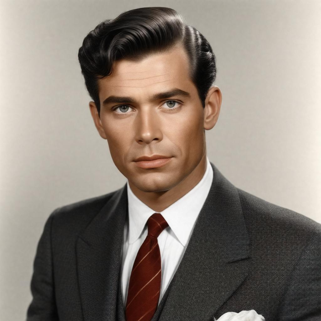 AI-created image of Louis Jourdan
