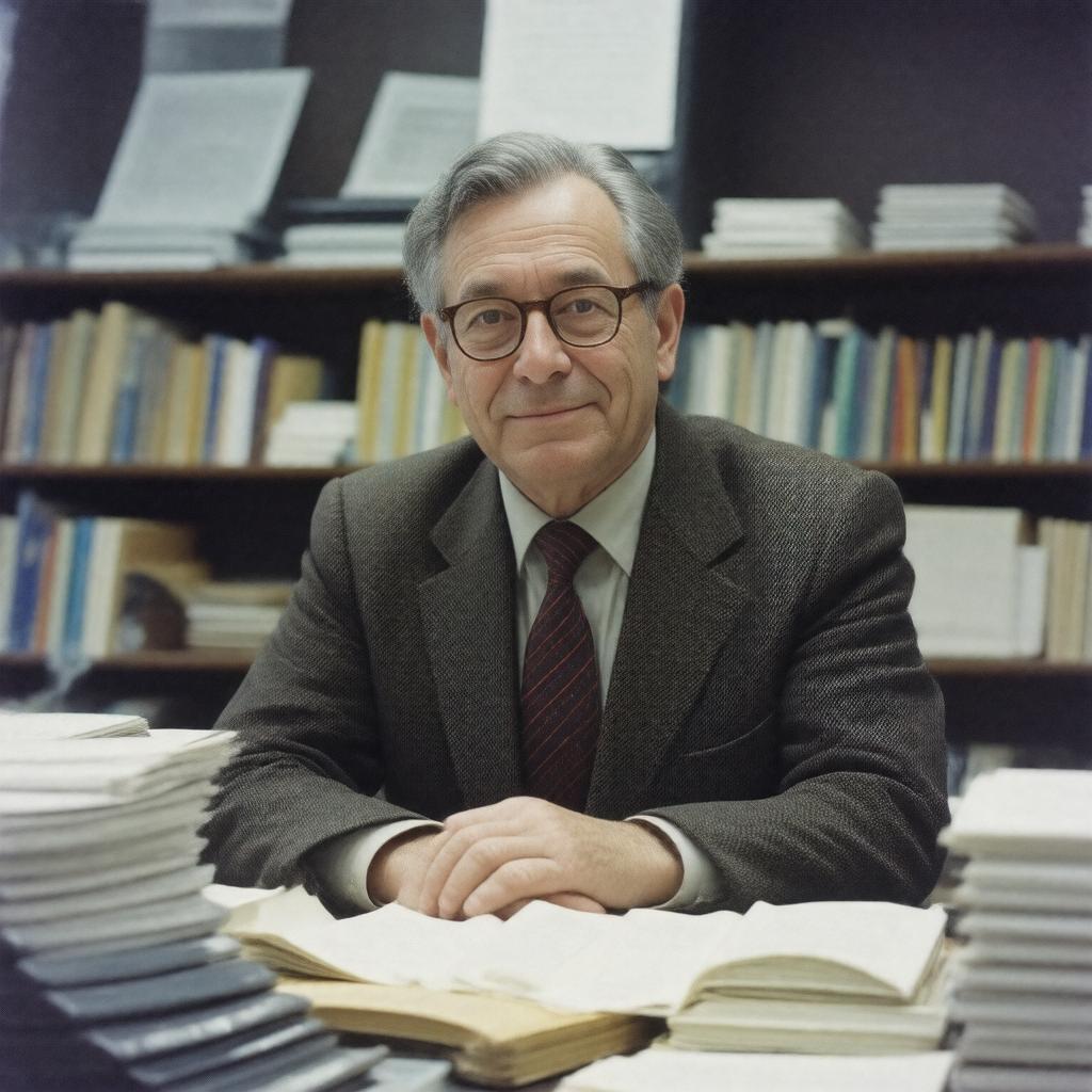 AI-created image of Louis Menand