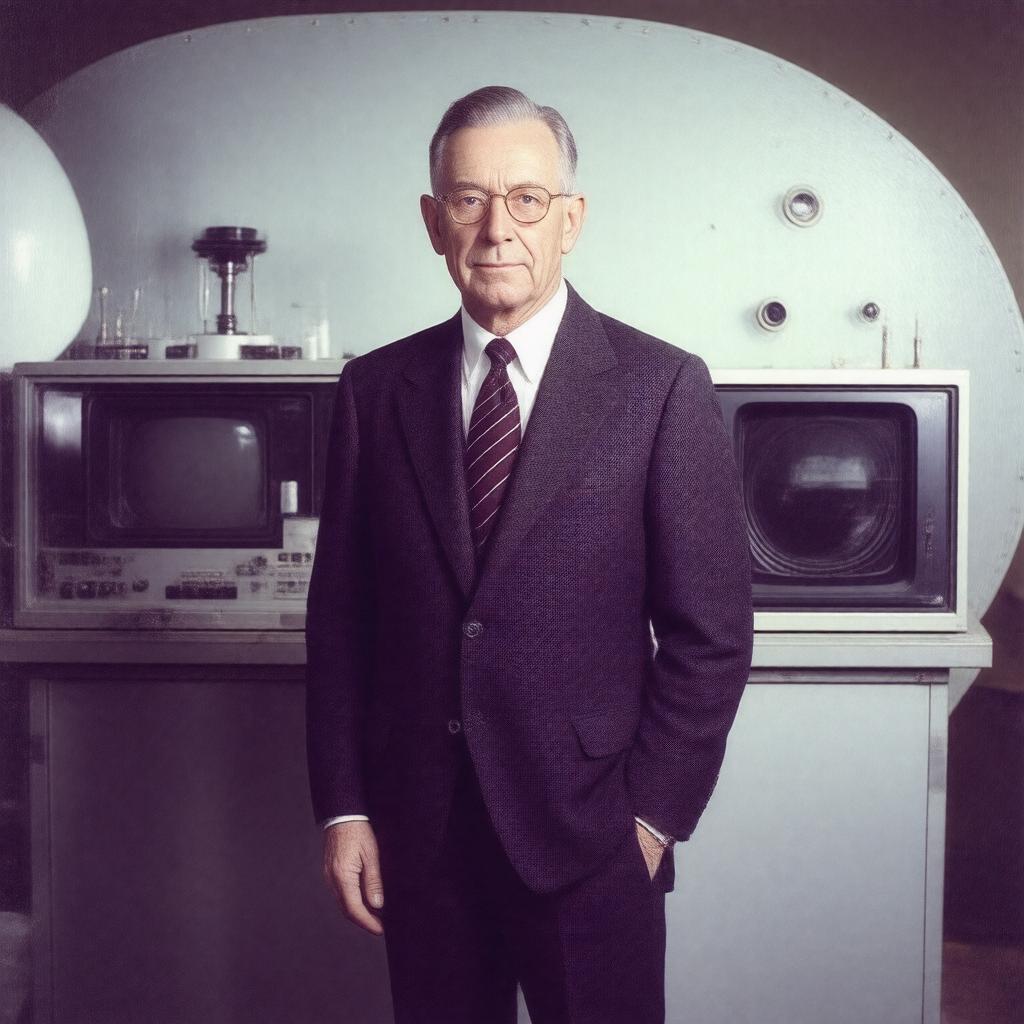 AI-created image of Louis N. Ridenour
