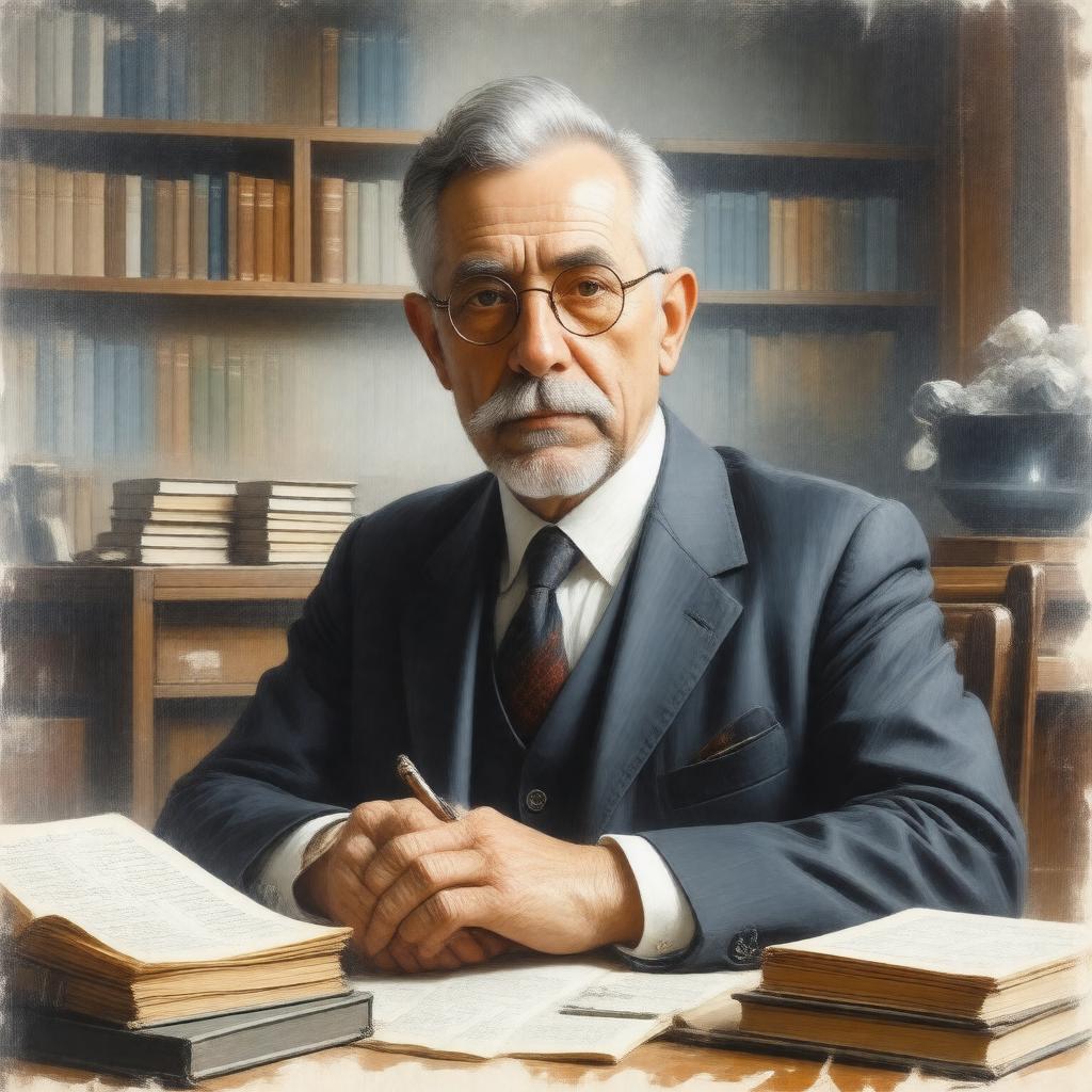 AI-created image of Louis Nirenberg