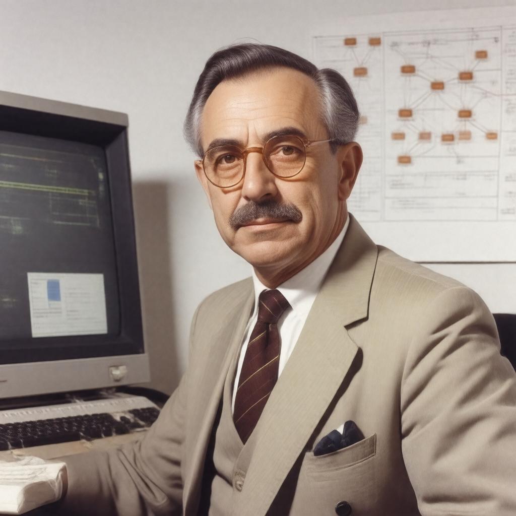 AI-created image of Louis Pouzin