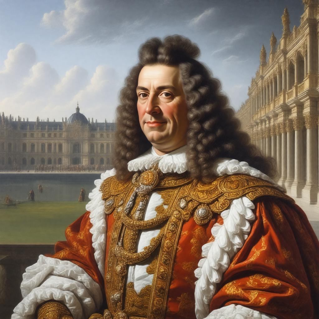 AI-created image of Louis XIV of France