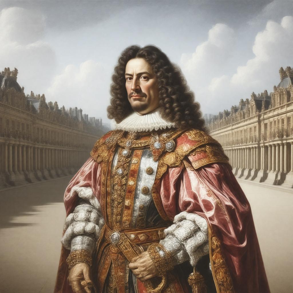AI-created image of Louis XIV
