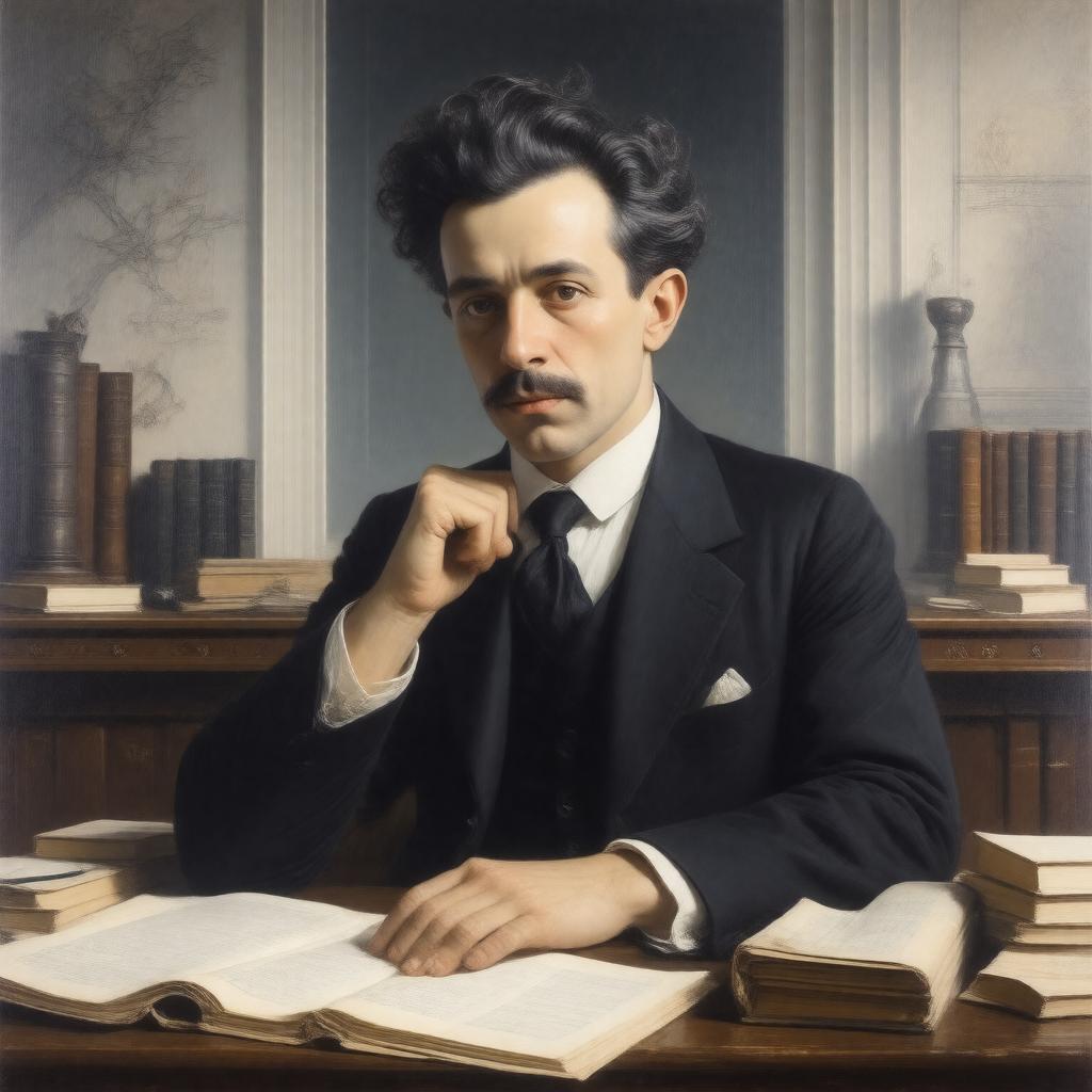 AI-created image of Louis de Broglie