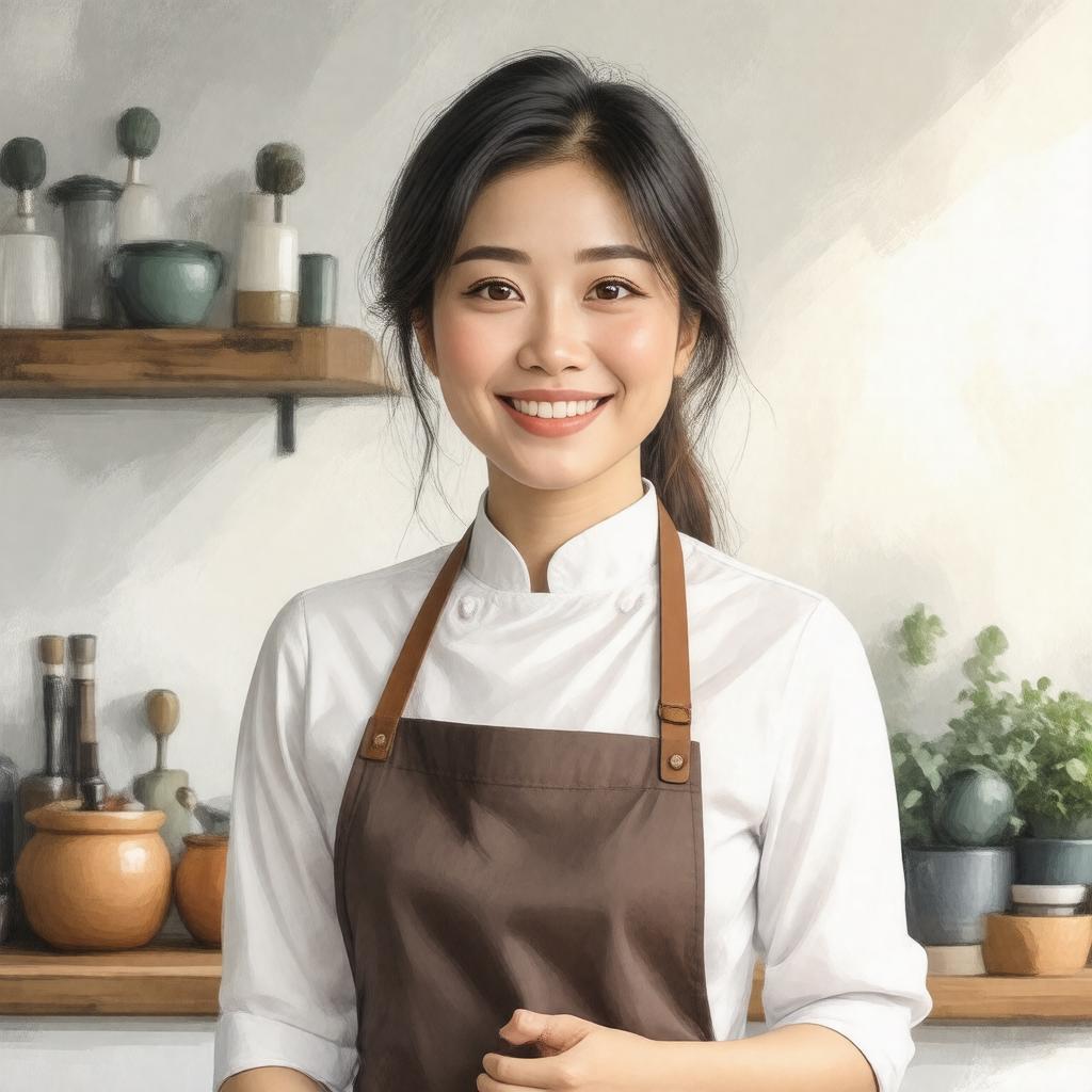 AI-created image of Louisa Chu