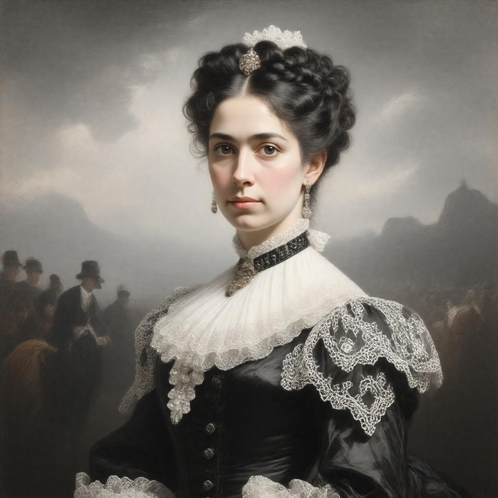 AI-created image of Louisa Hawkins