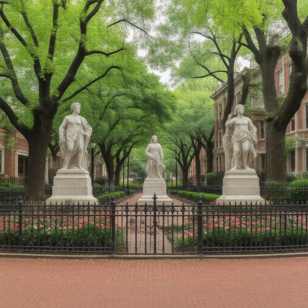 AI-created image of Louisburg Square