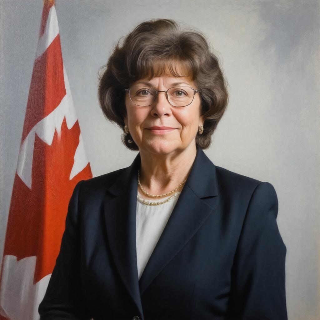 AI-created image of Louise Arbour