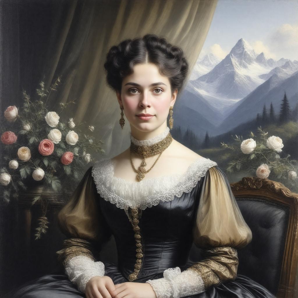 AI-created image of Louise Caroline Alberta