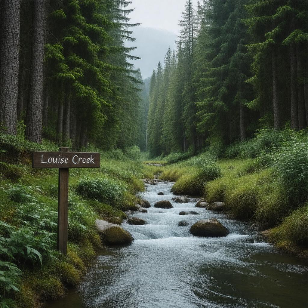 AI-created image of Louise Creek