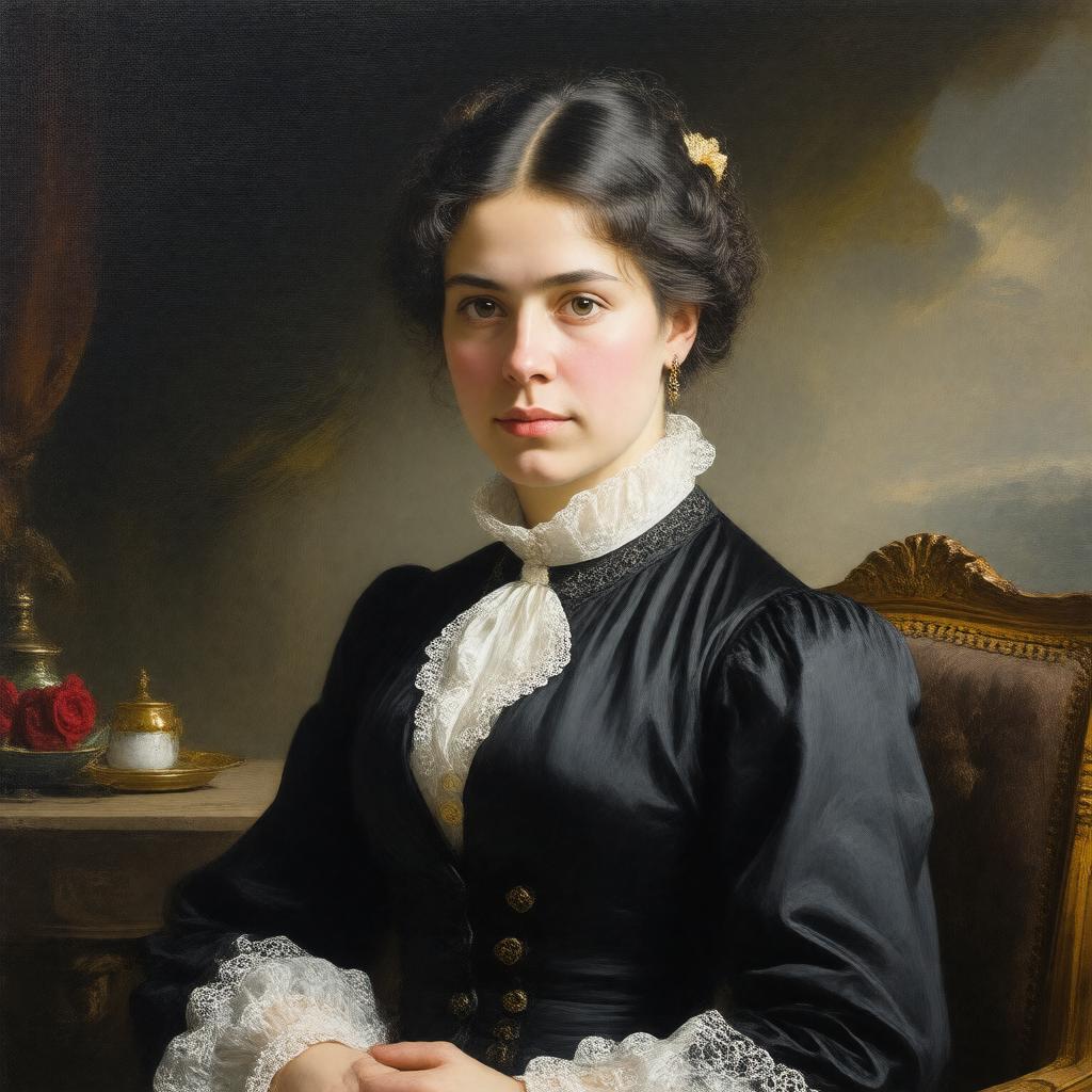 AI-created image of Louise Dreyfus