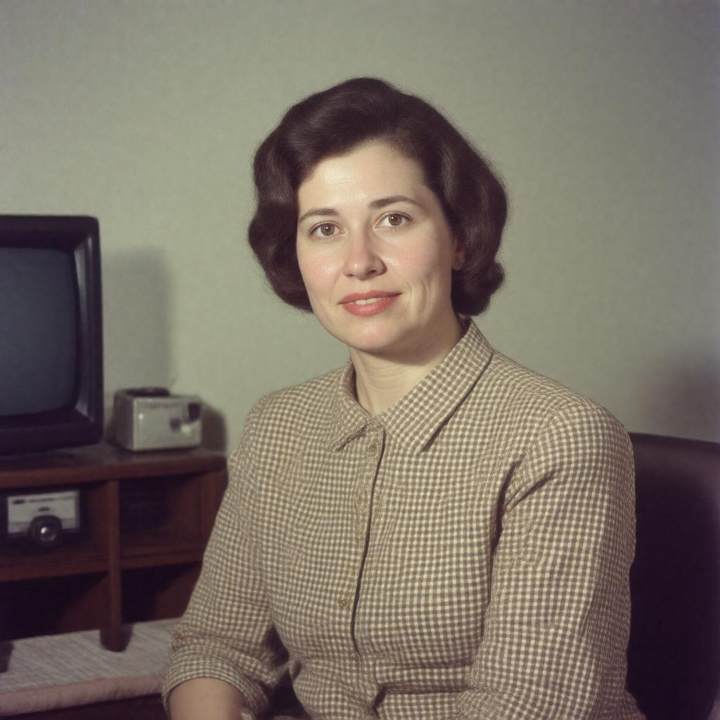 Click to view larger image AI-created image of Louise Licklider