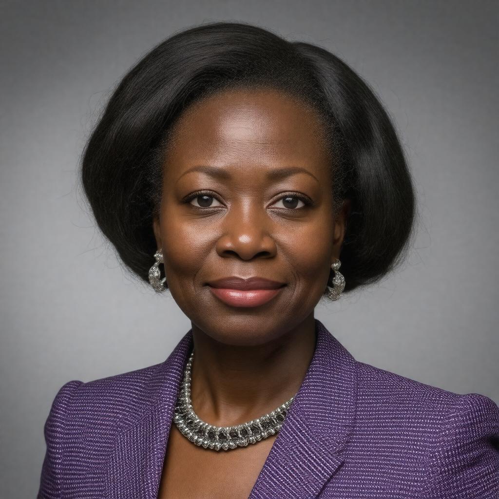 AI-created image of Louise Mushikiwabo
