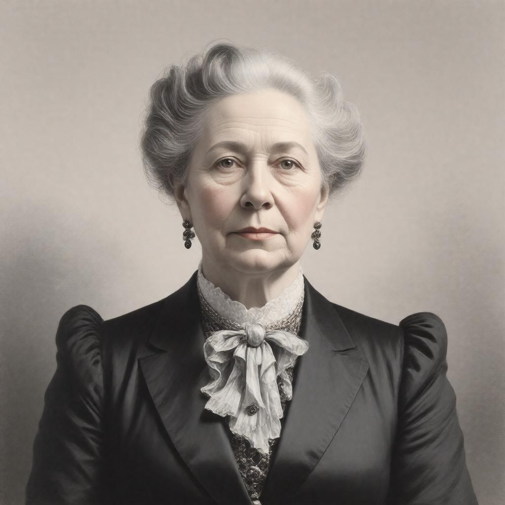 AI-created image of Louise Whitfield Carnegie
