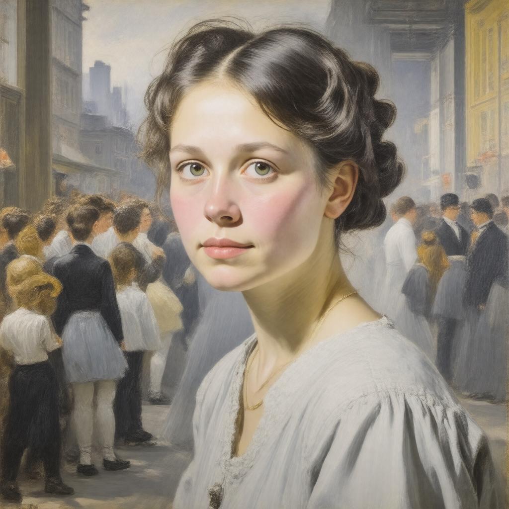 AI-created image of Louise Winsor Noyes