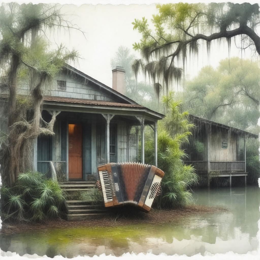 AI-created image of Louisiana French