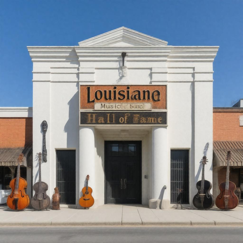 AI-created image of Louisiana Music Hall of Fame