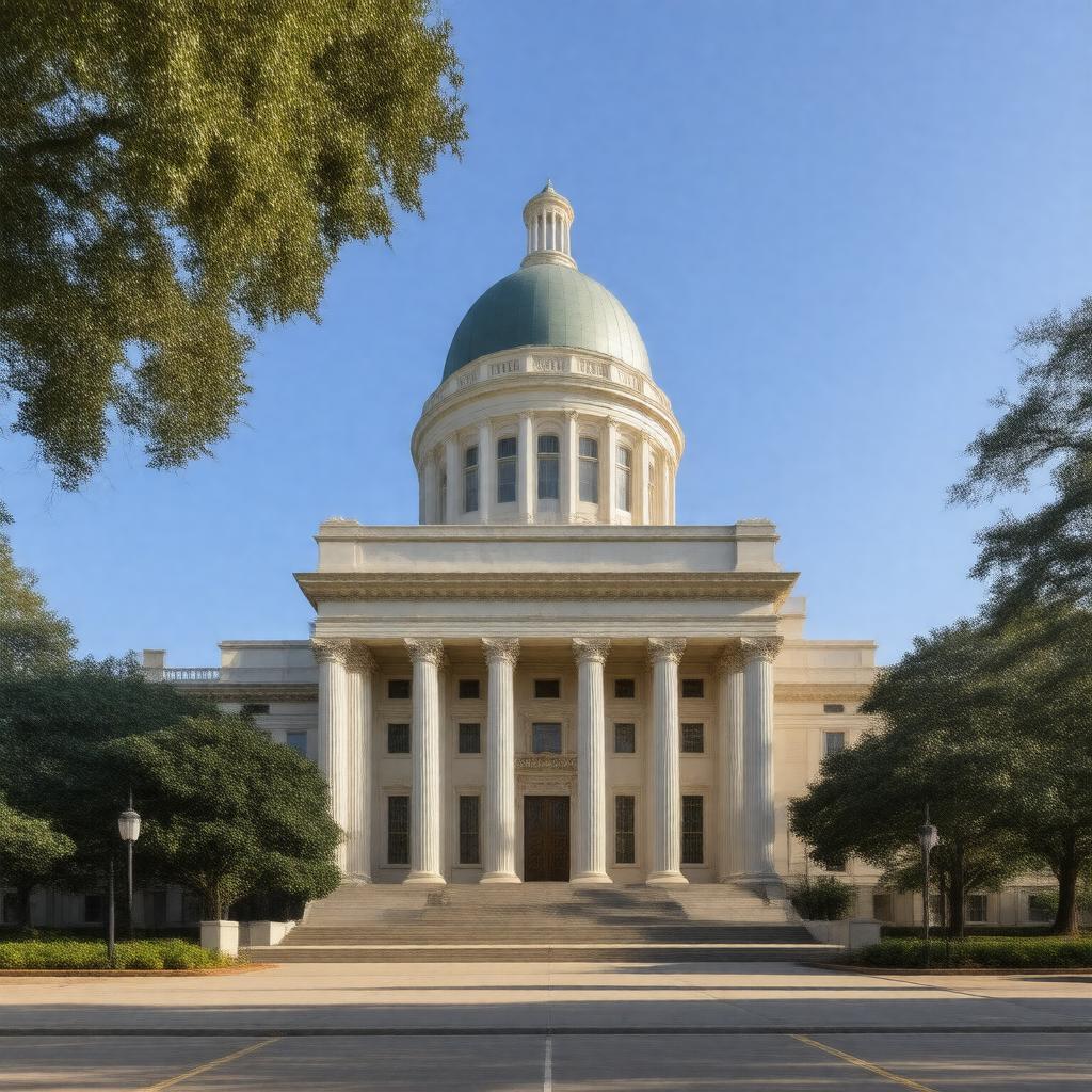 AI-created image of Louisiana State Legislature