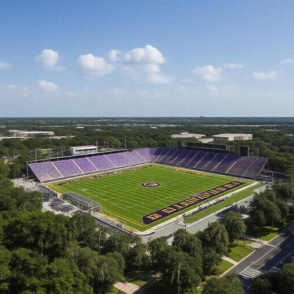 AI-created image of Louisiana State University