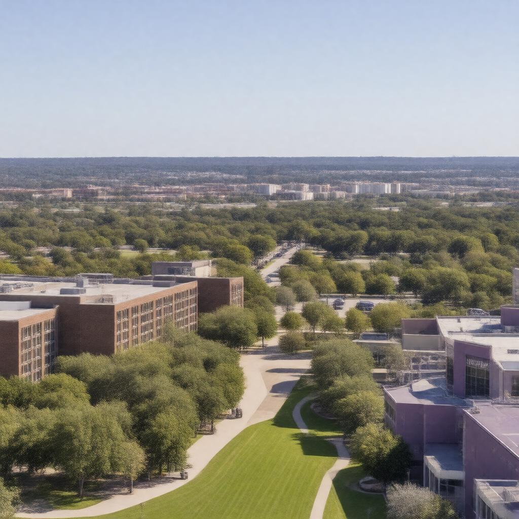 AI-created image of Louisiana State University Shreveport