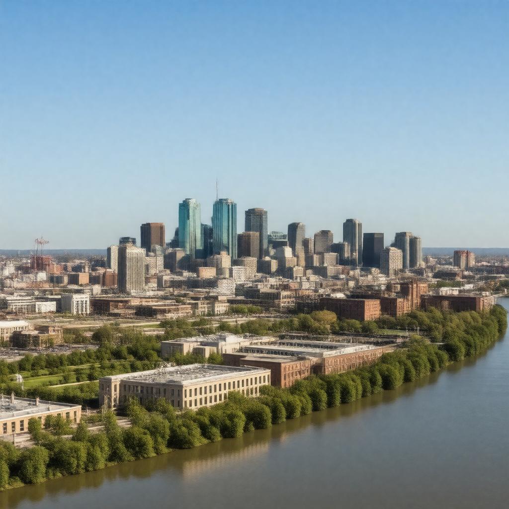 AI-created image of Louisville, Kentucky, United States