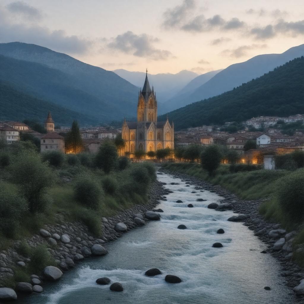 AI-created image of Lourdes