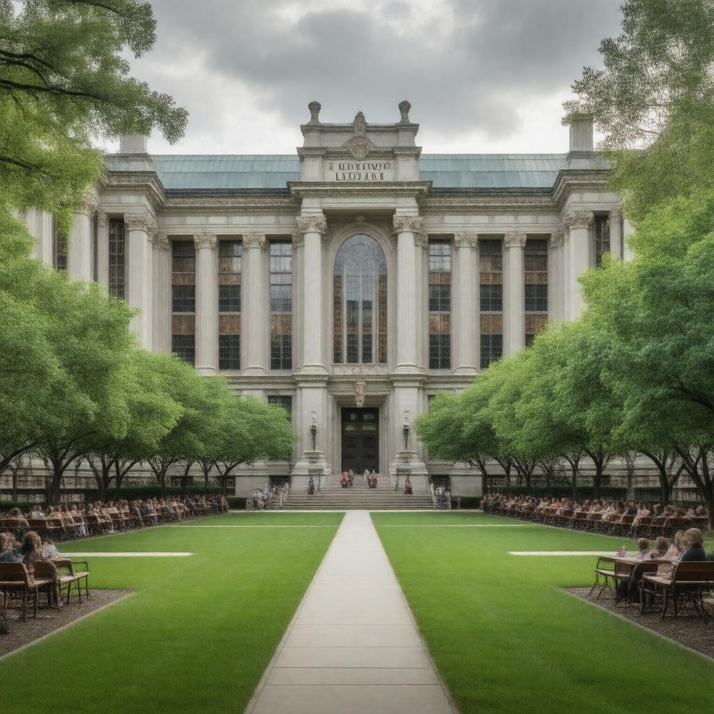 AI-created image of Love Library