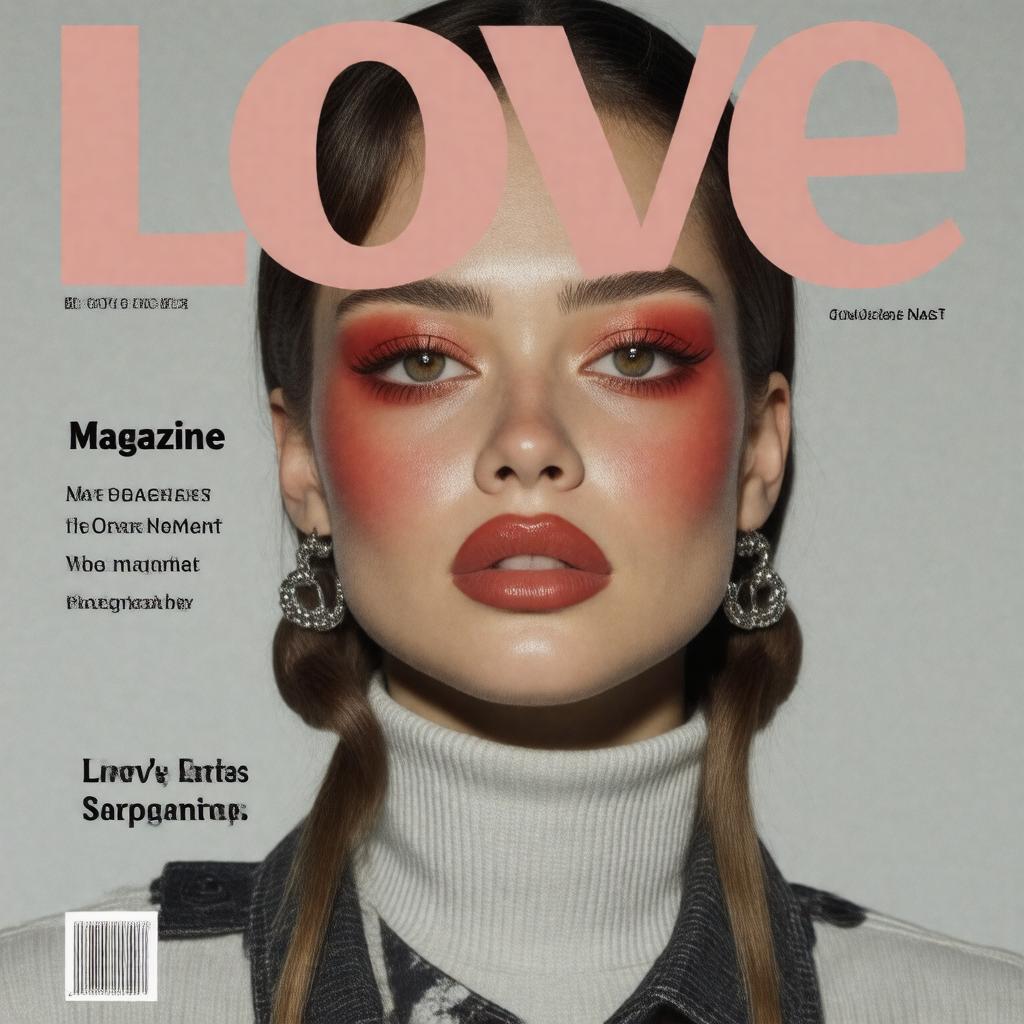 AI-created image of Love Magazine
