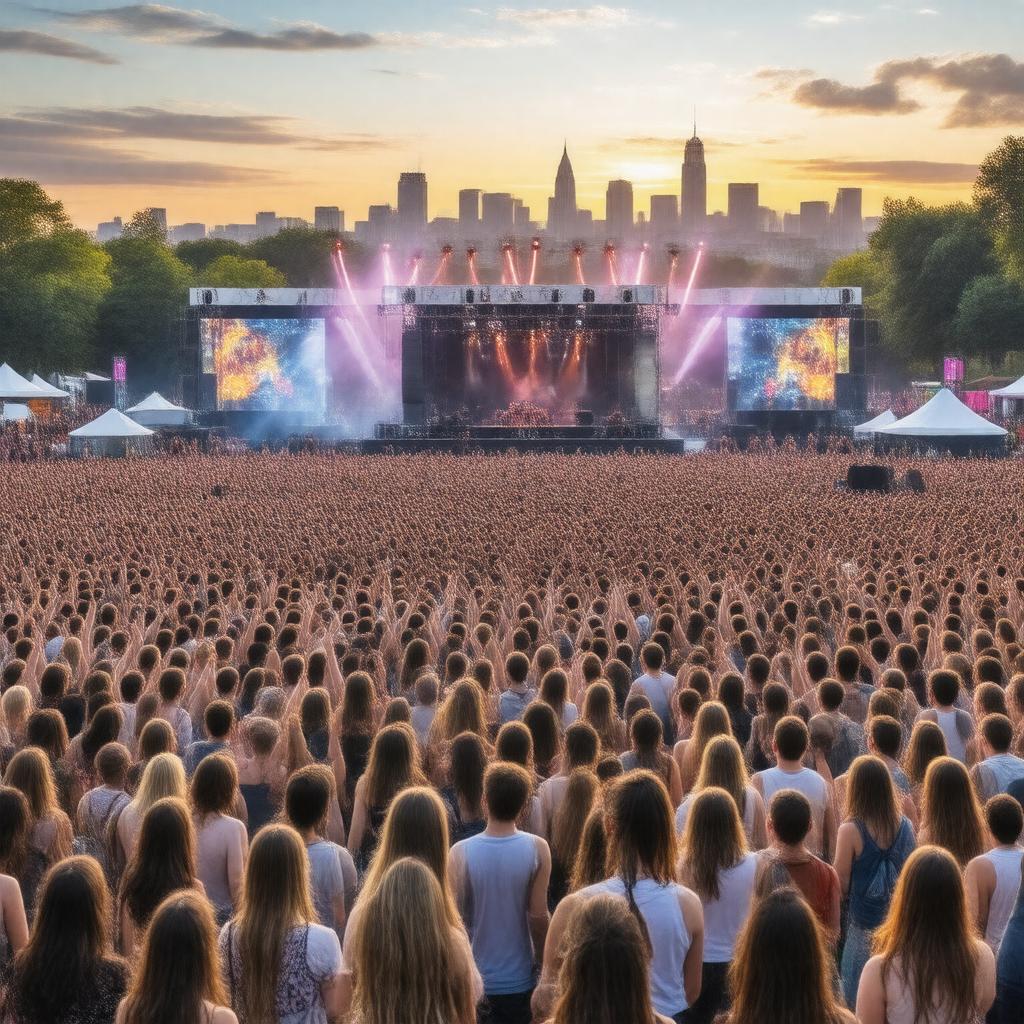 AI-created image of Lovebox Festival