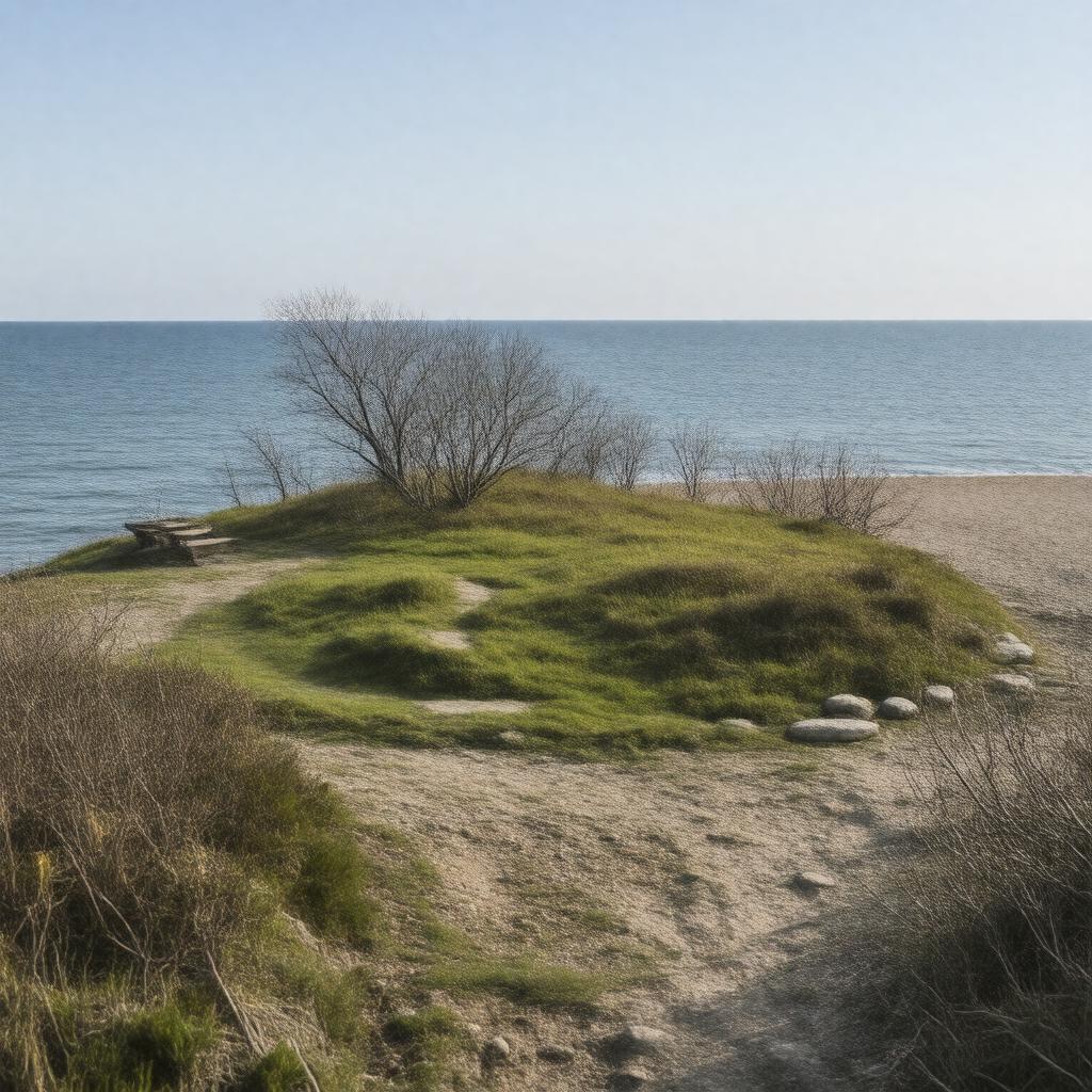 AI-created image of Lovells Island