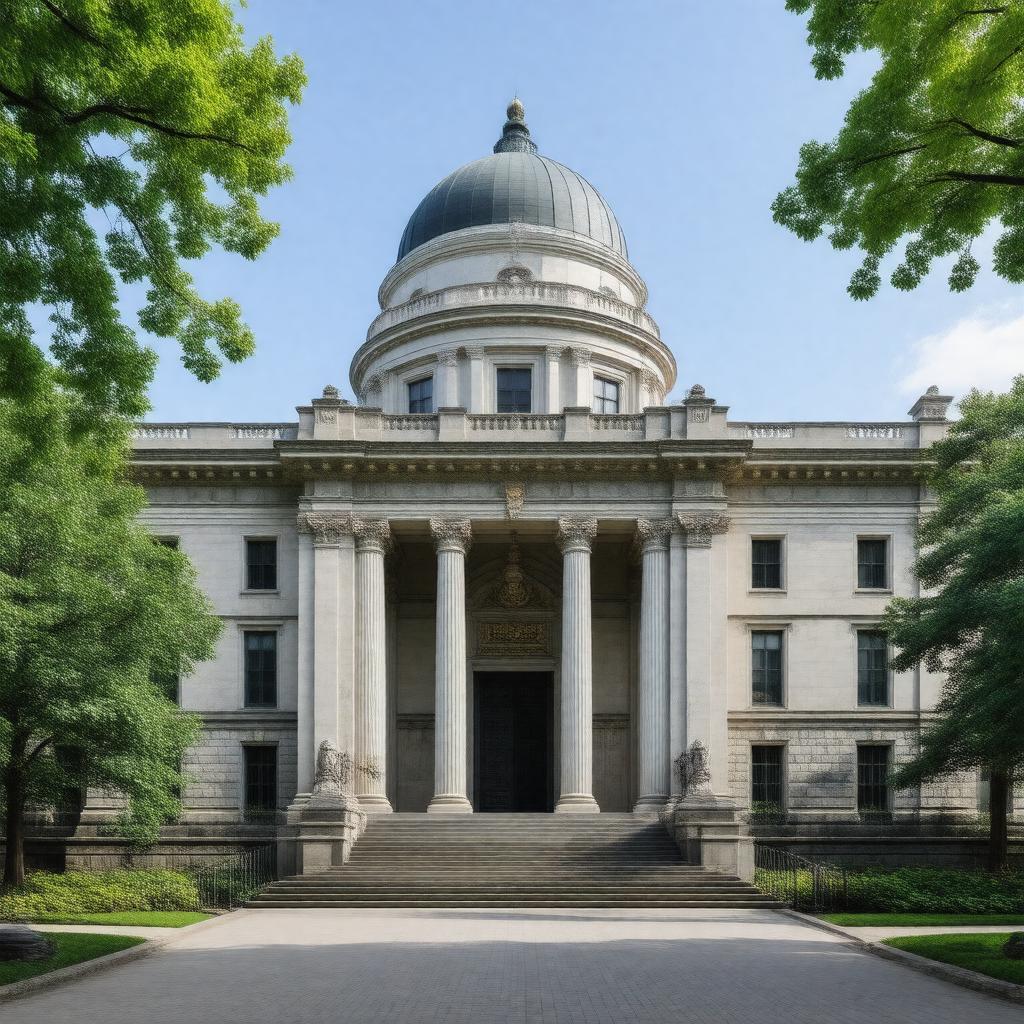AI-created image of Low Memorial Library