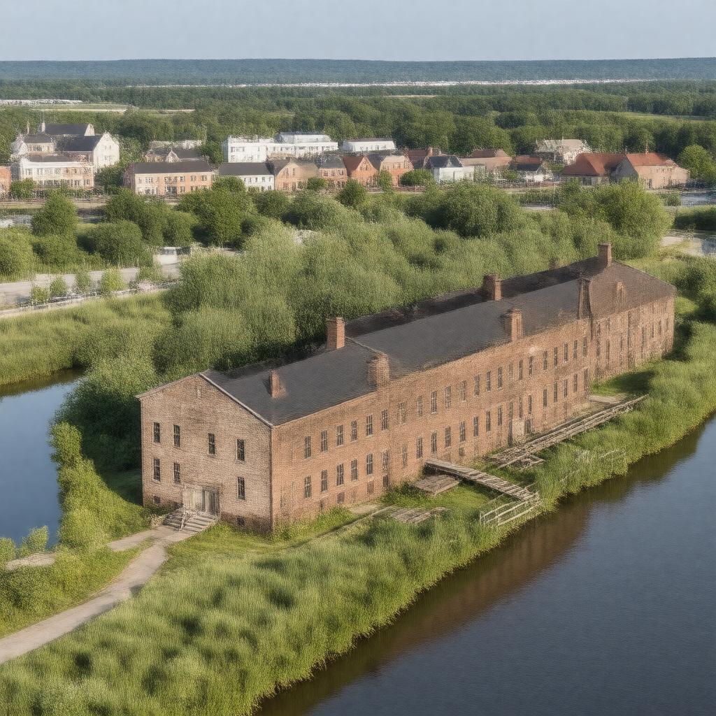 AI-created image of Lowell National Historical Park