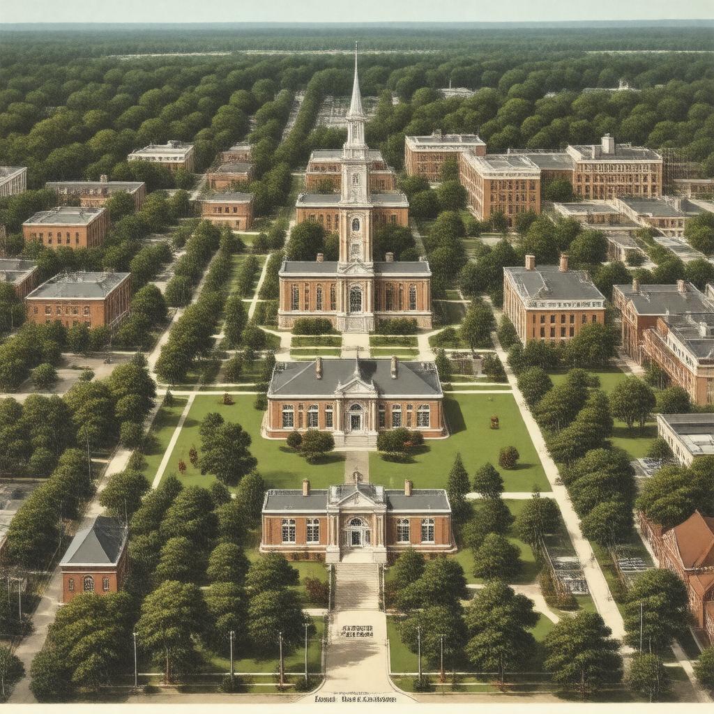 AI-created image of Lowell State College
