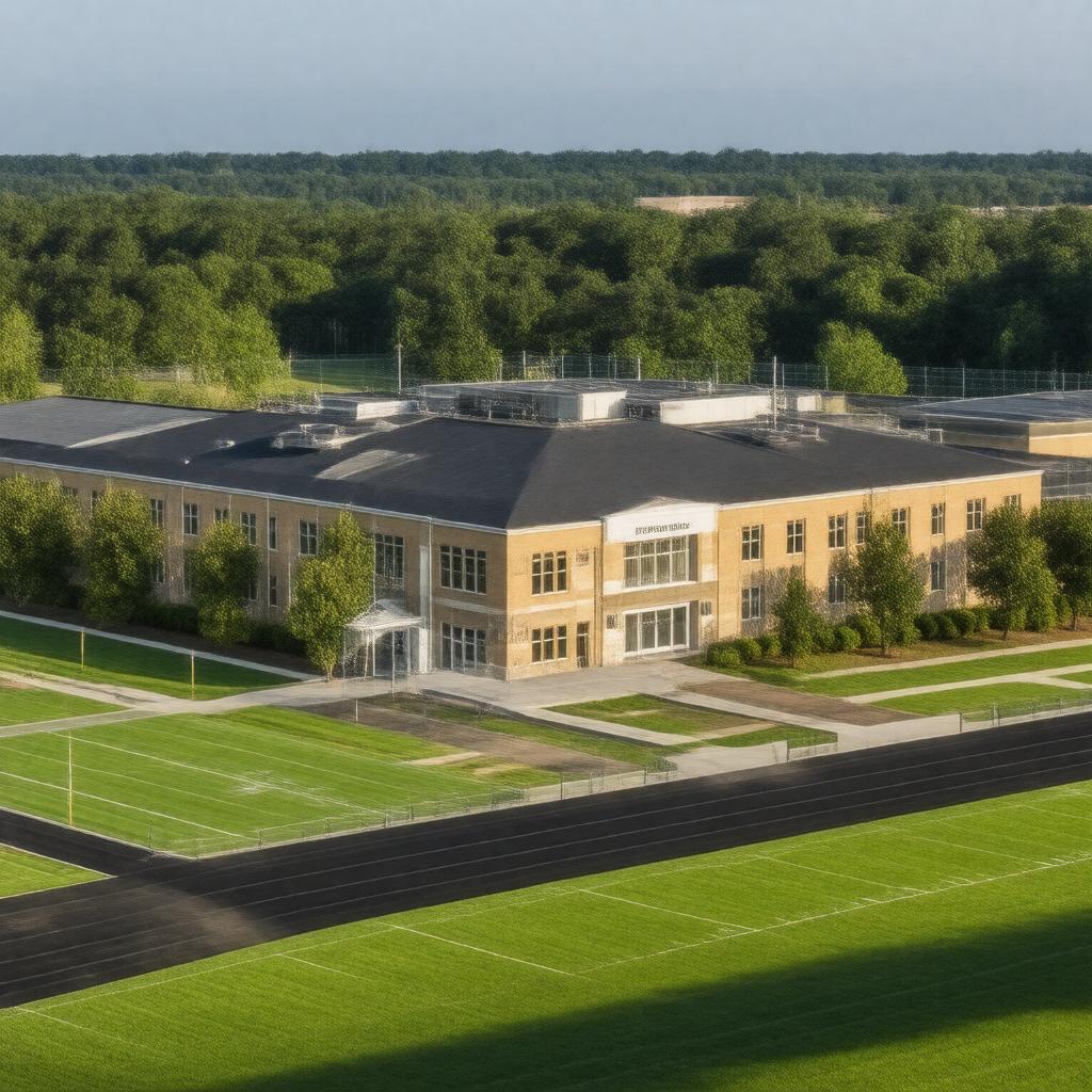 AI-created image of Lower Richland High School