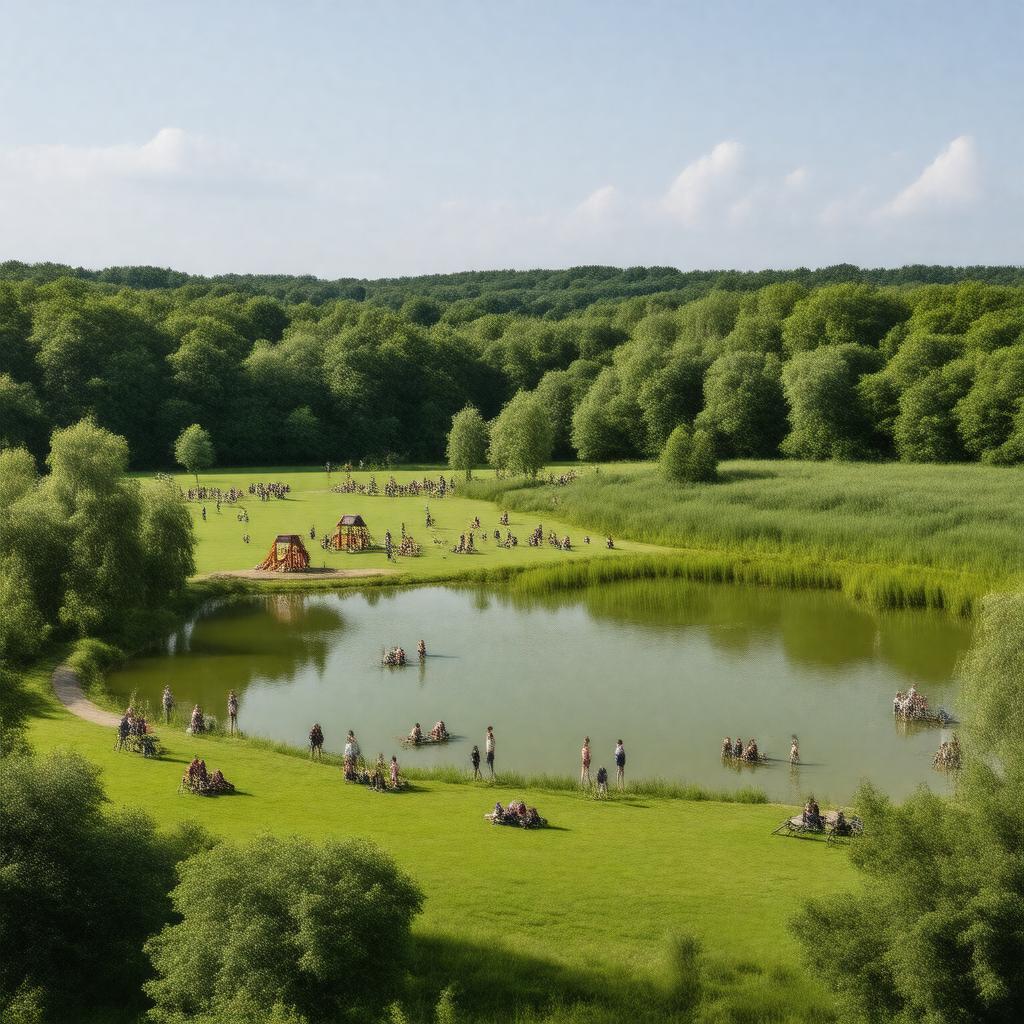 AI-created image of Lowndes Park