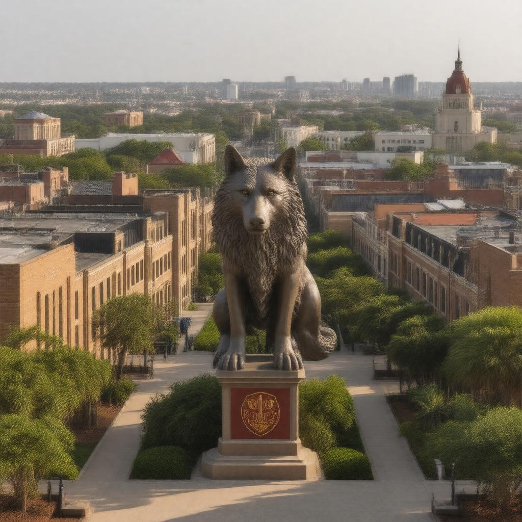 AI-created image of Loyola University New Orleans