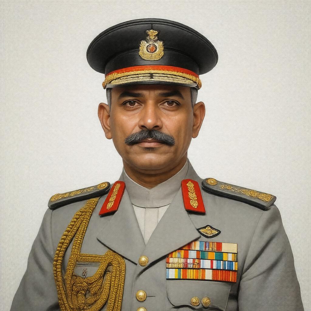 Click to view larger image AI-created image of Lt. Col. Pushkar Nath Dass