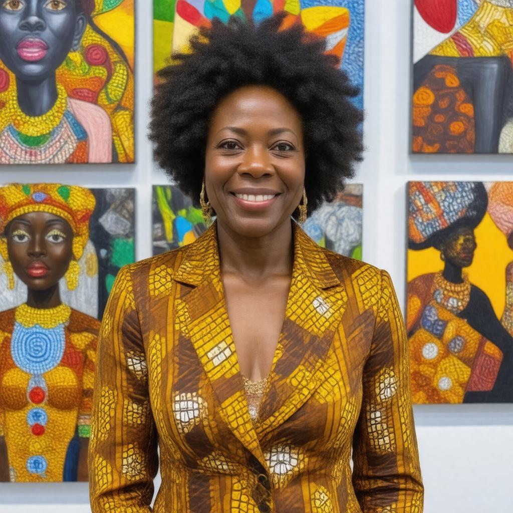 AI-created image of Lubaina Himid