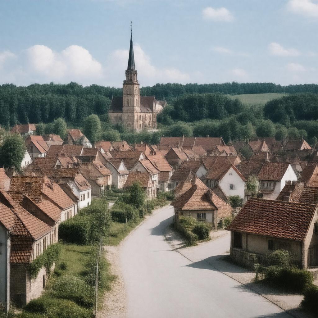 AI-created image of Lublinitz, German Empire