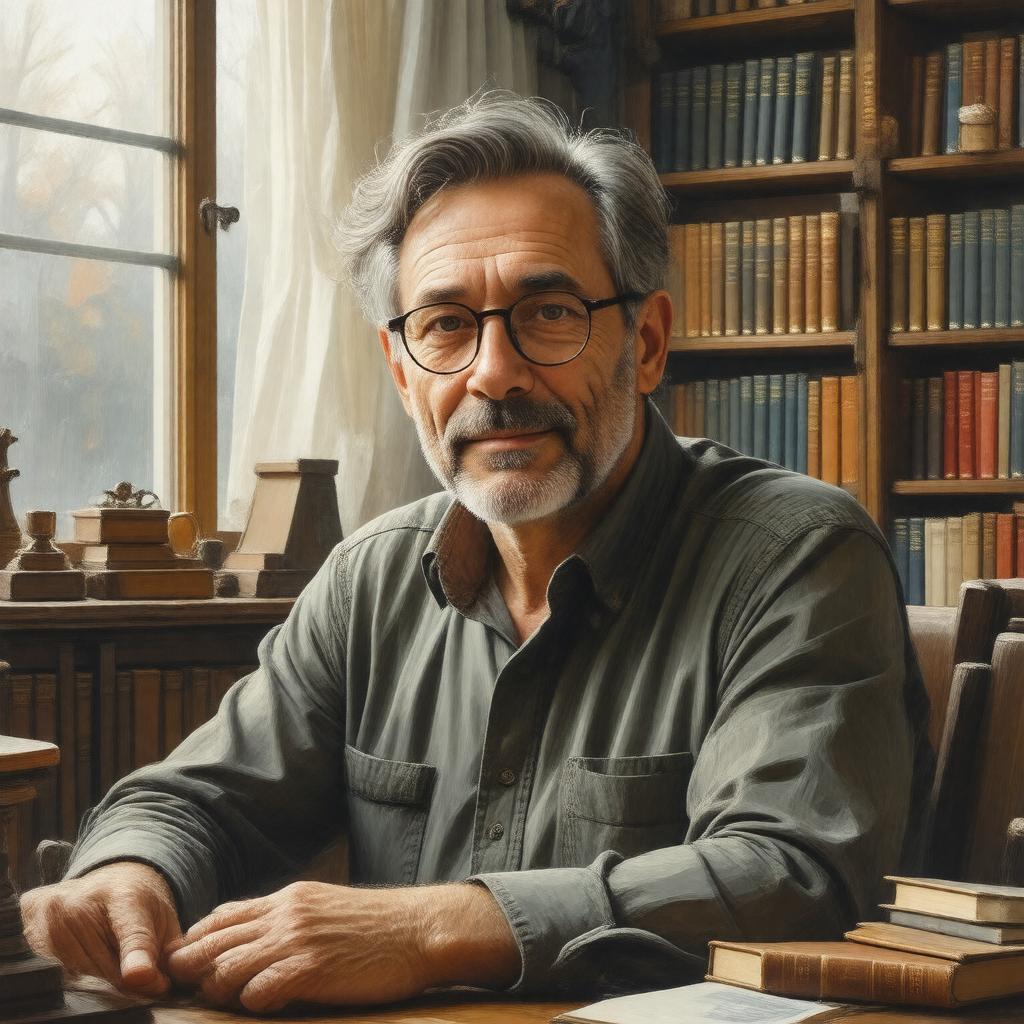 AI-created image of Luc Sante