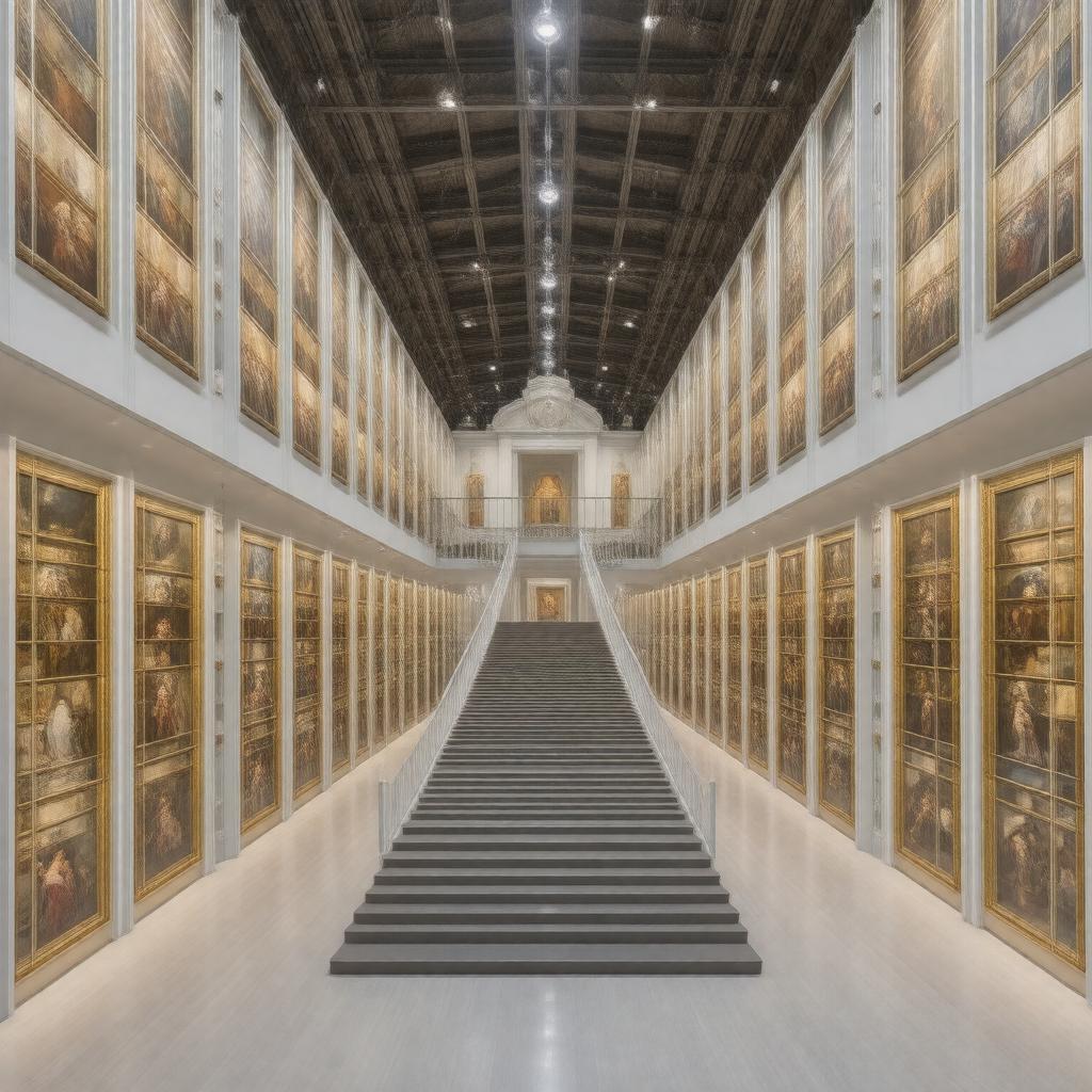 AI-created image of Luce Foundation Center for American Art
