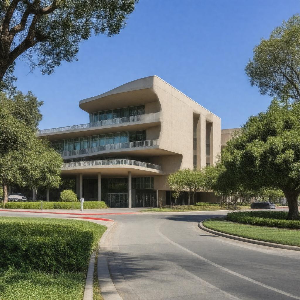 Click to view larger image AI-created image of Lucile Packard Children's Hospital